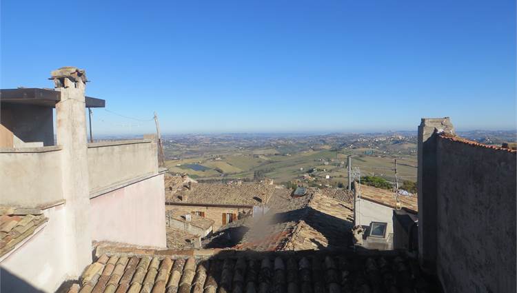 vista panoramica dalla mansarda